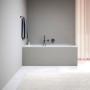 Baignoire rectangulaire Duravit Qatego 170 x 70 cm, version encastrée