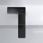 Rubinetto monocomando per lavabo Duravit Manhattan M senza piletta di scarico - vista tecnica