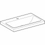 Geberit iCon Light Waschtisch 75 cm mit Hahnloch mittig, ohne Überlauf - Detailansicht