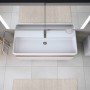 Duravit Qatego Waschtisch 120 x 47 cm, 1 Hahnloch - technische Ansicht