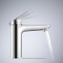 Rubinetto monocomando per lavabo Duravit Wave M FreshStart senza scarico