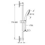 GROHE Vitalio Start 110 Brausestangenset 90 cm mit 1 Strahlart - Produktansicht