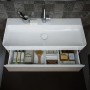 Vasque encastrable LAUFEN Val 75 x 42 cm, avec 1 trou de robinet, avec trop-plein - vue technique