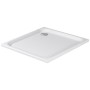 Receveur de douche carré Duravit D-Code 100 x 100 cm avec revêtement antidérapant - vue détaillée