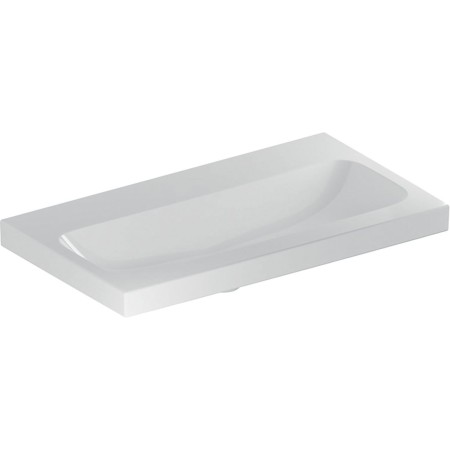 Geberit iCon Light Waschtisch 75 cm verkürzte Ausladung, ohne Hahnloch, ohne Überlauf