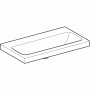 Geberit iCon Light Waschtisch 75 cm verkürzte Ausladung, ohne Hahnloch, ohne Überlauf - Detailansicht
