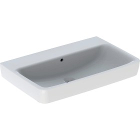 Geberit Renova Plan Waschtisch 75 cm ohne Hahnloch, mit Überlauf