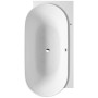Vasca idromassaggio Duravit Luv con sistema Air 185 x 95 cm Angolo sinistro con scarico a pavimento