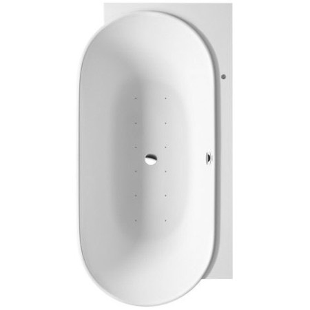 Vasca idromassaggio Duravit Luv con sistema Air 185 x 95 cm Angolo sinistro con scarico a pavimento