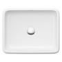 Duravit Qatego Aufsatzbecken eckig 50 x 40 cm - technische Ansicht