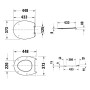 Duravit Universal WC-Sitz oval mit Absenkautomatik - Produktansicht