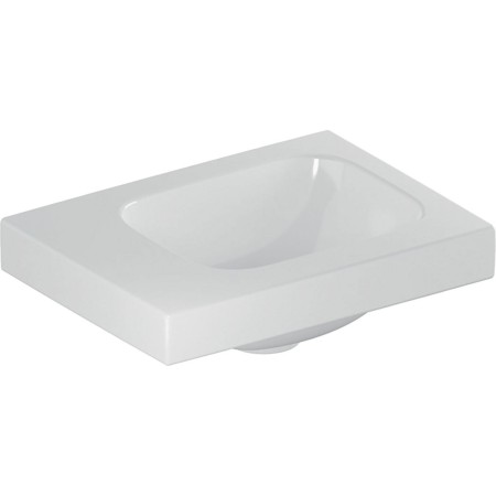 Geberit iCon Light Handwaschbecken 38 cm ohne Hahnloch, links