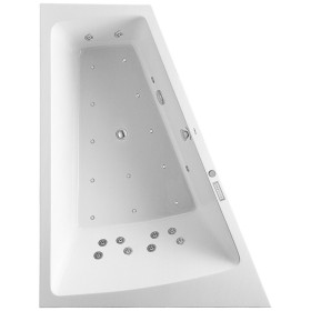 Duravit Paiova Whirlwanne 170 x 130 cm mit Combi-System E, Rückenschräge links