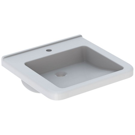 Geberit Renova Comfort Square Waschtisch 55 cm, barrierefrei, ohne Überlauf