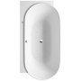 Vasca idromassaggio Duravit Luv con sistema Air 185 x 95 cm Angolo destro