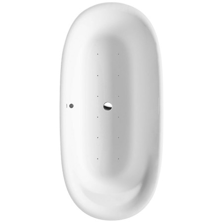 Vasca idromassaggio Duravit Cape Cod freestanding, 185,5 x 88,5 cm con sistema Air