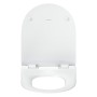 Duravit Universal WC-Sitz D-shaped mit Absenkautomatik - technische Ansicht