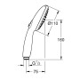 GROHE Vitalio Start 110 Handbrause mit 2 Strahlarten - Produktansicht