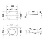 Duravit Universal WC-Sitz D-shaped mit Absenkautomatik - Produktansicht