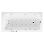 Baignoire balnéo rectangulaire Duravit Qatego avec système Combi E 150 x 75 cm, encastrable