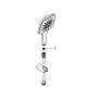 GROHE Rainshower SmartActive 130 Cube Wandhalterset - Detailansicht