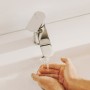 Roca Cala Einhebel-Waschtischmischer mit Ablaufgarnitur - technische Ansicht