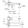 GROHE Eurostyle 2-Loch-Waschtischbatterie - Detailansicht