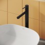 Miscelatore monocomando per lavabo VitrA Origin senza tappo di scarico - vista tecnica