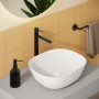 Miscelatore monocomando per lavabo VitrA Origin senza tappo di scarico - vista dettagliata