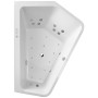 Duravit Paiova Baignoire d'angle 5 côtés 190 x 140 cm avec système Combi E, coin droit