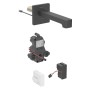 Robinet de lavabo mural Geberit Brenta, alimentation électrique, pour boîte de fonctions UP