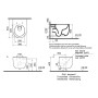 VitrA Liquid Wand-WC VitrA Flush 2.0 mit Bidetfunktion - Detailansicht