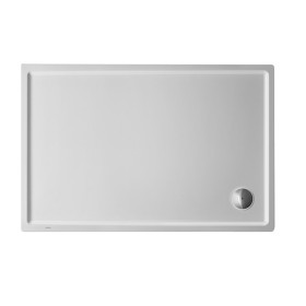 Receveur de douche rectangulaire Duravit Starck Slimline 130 x 80 cm avec revêtement antidérapant