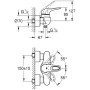 GROHE Eurostyle Einhand-Brausebatterie DN 15 - Detailansicht