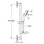 Ensemble de barre de douche GROHE Vitalio Comfort 110 60 cm avec 2 types de jets - photo produit