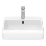 Vasque à poser Duravit Qatego 50 x 47 cm, 1 trou de robinet avec HygieneGlace - vue détaillée