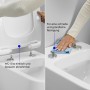 Duravit Universal WC-Sitz eckig mit Absenkautomatik - Detailansicht
