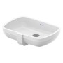 Duravit Qatego Einbauwaschtisch 48 x 32 cm, mit HygieneGlace - Detailansicht