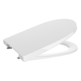 Abattant WC Roca Ona compact avec couvercle, non amovible, sans frein de chute