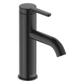 Mitigeur de lavabo monocommande Duravit C.1 M FreshStart et MinusFlow, sans garniture de vidage à tirette