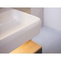 Duravit Qatego Waschtisch 80 x 47 cm, ohne Hahnloch, mit HygieneGlace - technische Ansicht
