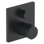 Ensemble de robinetterie thermostatique encastrée Duravit, thermostat, 1 consommateur, carré
