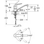 GROHE Euroeco Special Einhand Spültischbatterie - Detailansicht