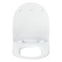 Duravit Universal WC-Sitz D-shaped mit Absenkautomatik - technische Ansicht