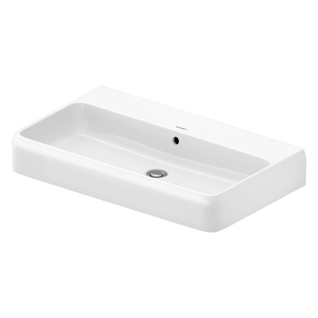 Lavabo Duravit Qatego 80 x 47 cm brossé, sans trou de robinet