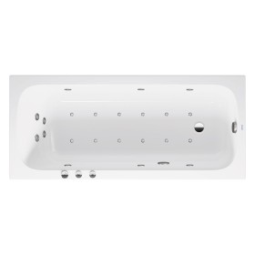 Baignoire rectangulaire à remous Duravit Qatego avec système Combi P 170 x 75 cm, version encastrée