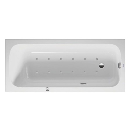Duravit Qatego Baignoire rectangulaire à remous avec système Air 170 x 75 cm, version encastrée