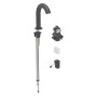 Robinet de lavabo Geberit Piave, montage sur pied, alimentation électrique, pour boîte de fonction UP