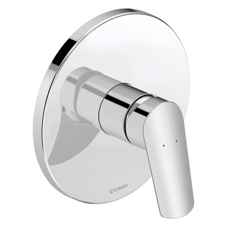 Duravit No. 1 Einhebel-Brausemischer Unterputz ohne Grundkörper, ohne Umsteller