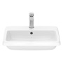 Duravit Qatego Einbauwaschtisch 55 x 45,5 cm, 1 Hahnloch - Detailansicht